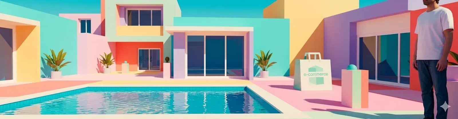 Diagrama de estructura de asset groups en una campaña Performance Max para ecommerce