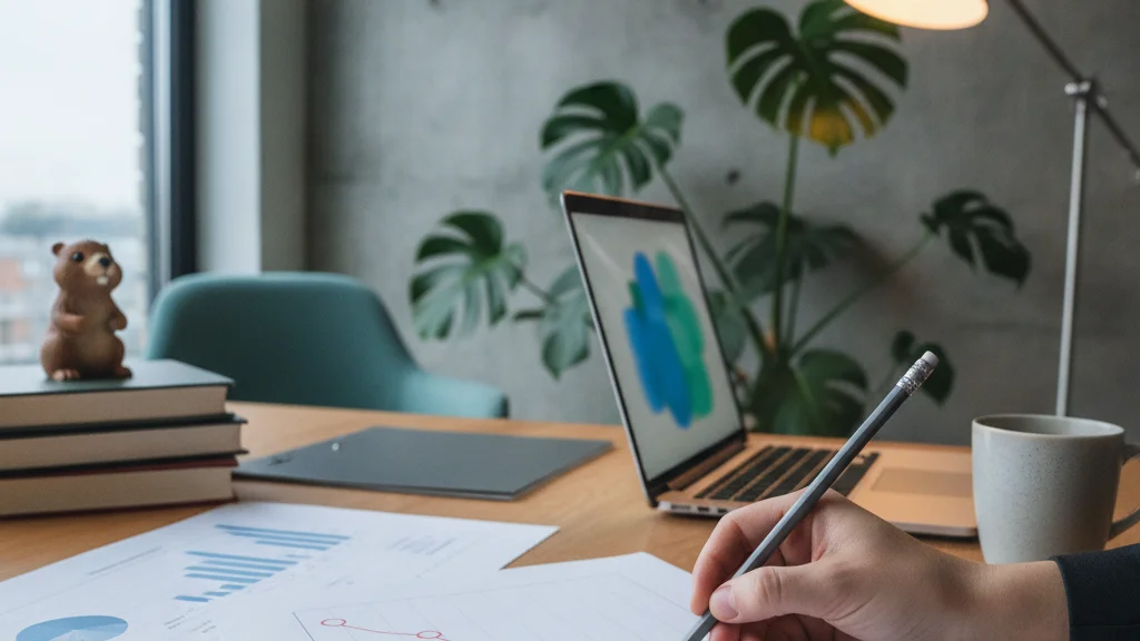 Magnifying glass on printed performance charts, diagnosing why Google Ads is not converting